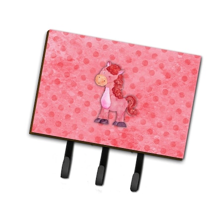 Jensendistributionservices Polkadot Horse Watercolor Leash or Key Holder MI1713184